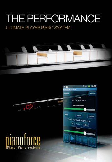 pianoforce control via mobile phone